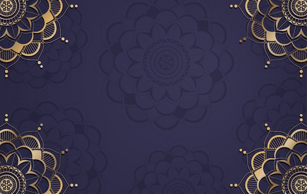 Vector gratuito plantilla de fondo con diseño de patrón de mandala