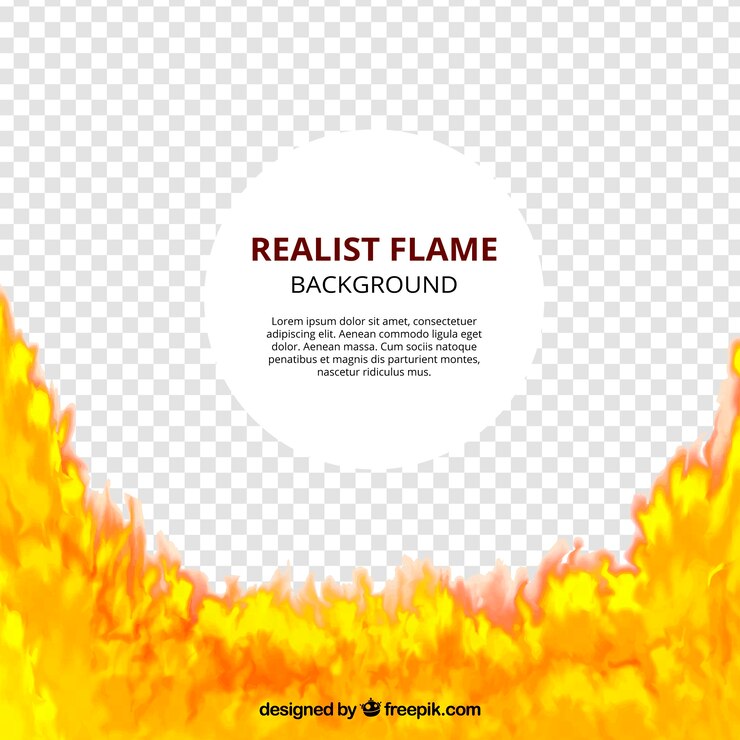 Vector gratuito plantilla de fondo de llamas 
