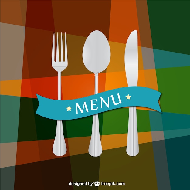 Plantilla de fondo de menú de restaurante
