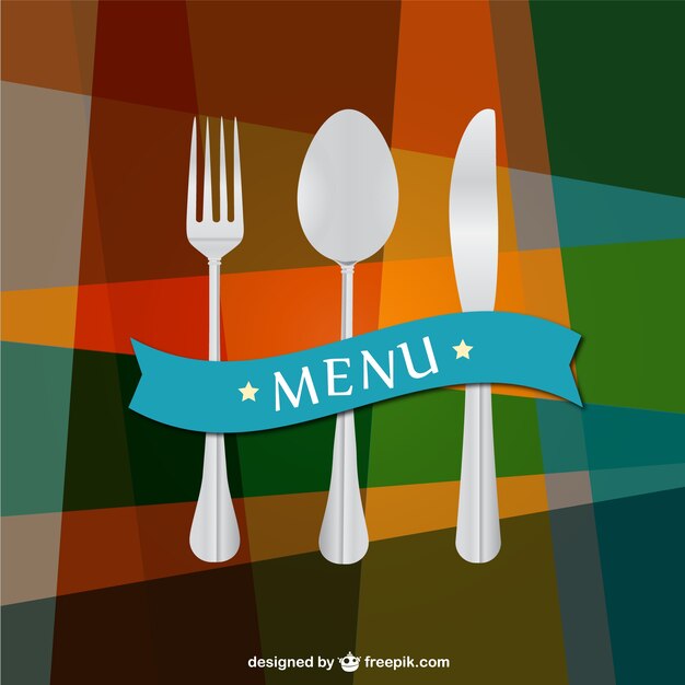 Plantilla de fondo de menú de restaurante