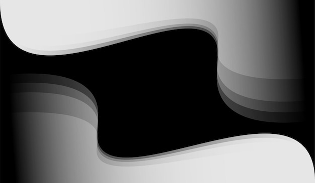 Plantilla de fondo minimalista degradado de onda abstracta