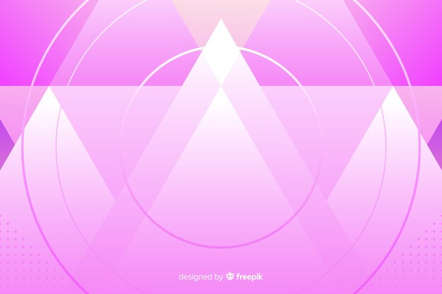Plantilla de fondo con montañas rosa abstractas