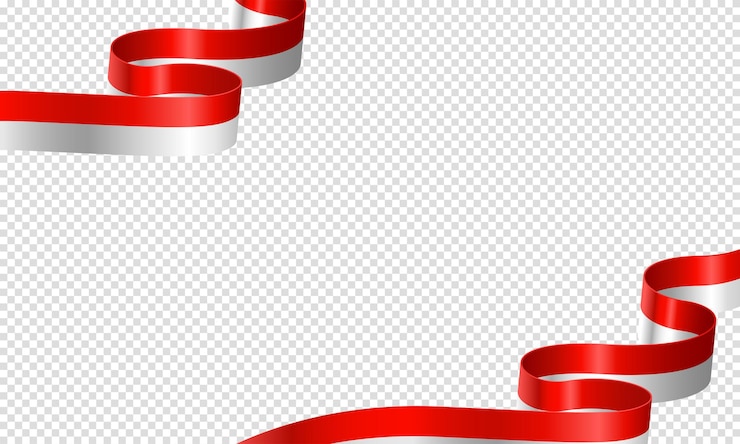Vector gratuito plantilla de fondo patriótico indonesio con espacio vacío para texto