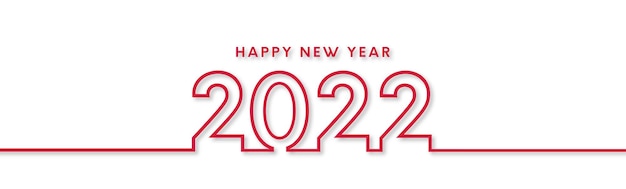 Plantilla de fondo plano feliz año nuevo 2022