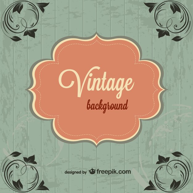 Plantilla de fondo vintage