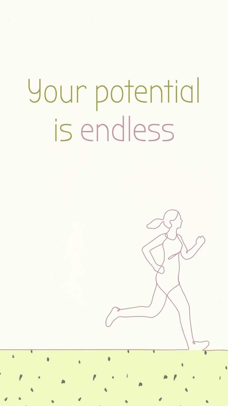 Vector gratuito plantilla de historia de instagram de fitness, vector de cotización de estilo de vida saludable