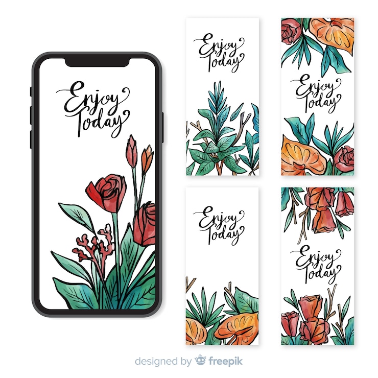 Vector gratuito plantilla de historias de instagram