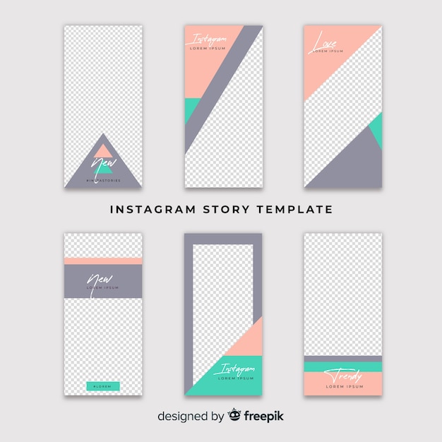 Plantilla de historias de Instagram