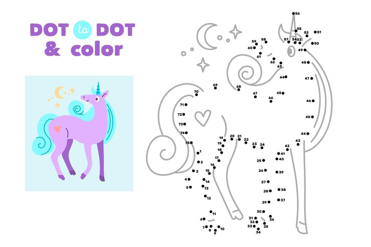 Vector gratuito plantilla de hoja de trabajo punto a punto