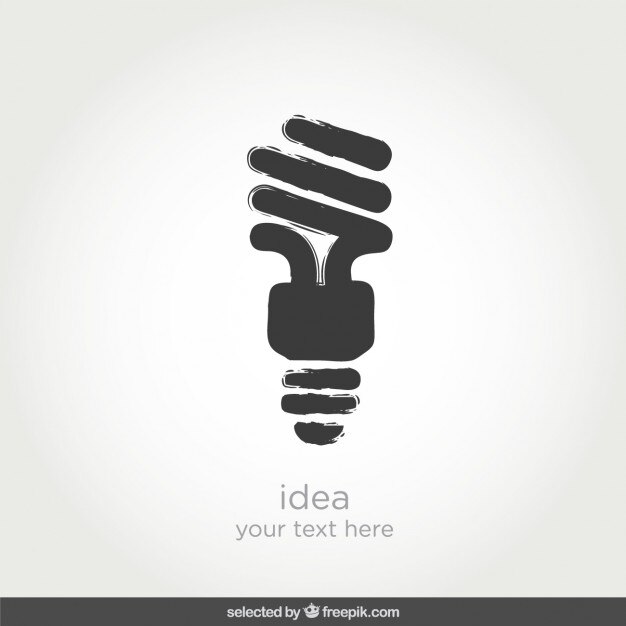 Plantilla idea monocromo 