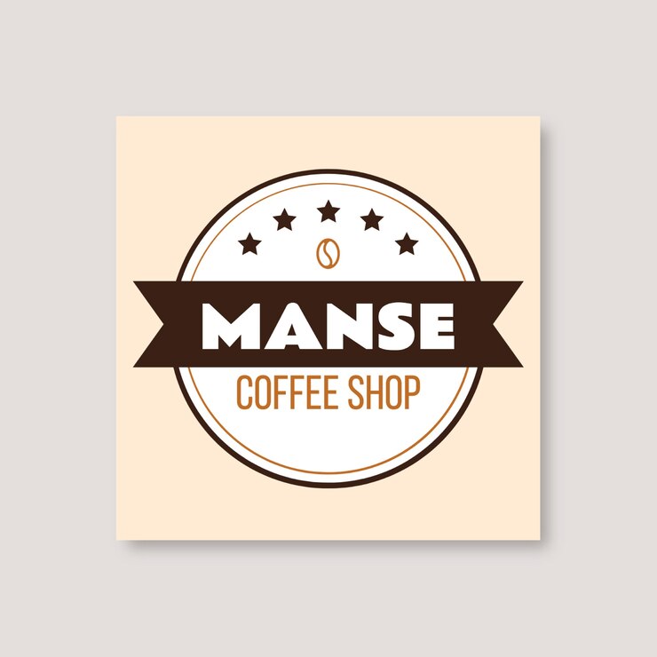 Vector gratuito plantilla de imagen de perfil de cafetería