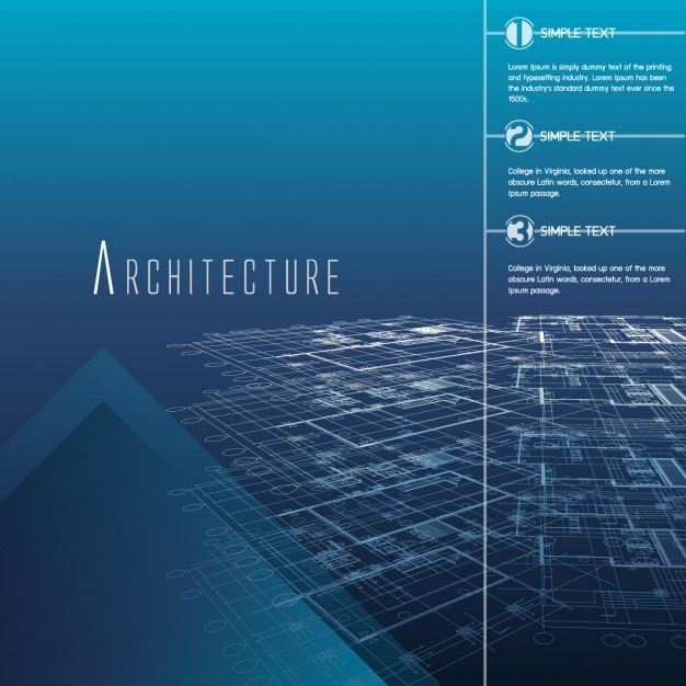 Vector gratuito plantilla de infografía de arquitectura