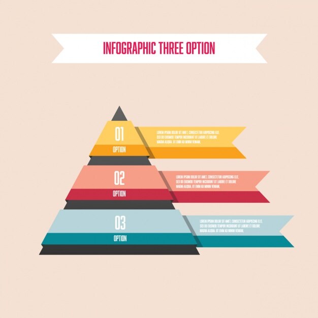 Plantilla de infografía a color