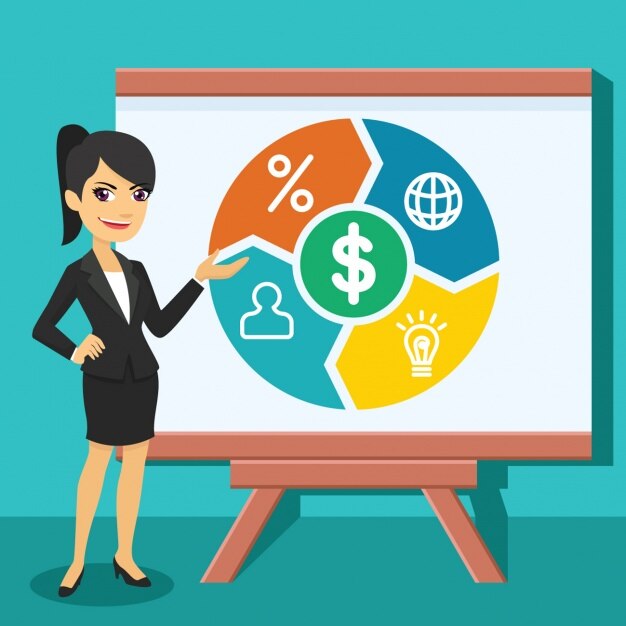 Vector gratuito plantilla infografía de comercio