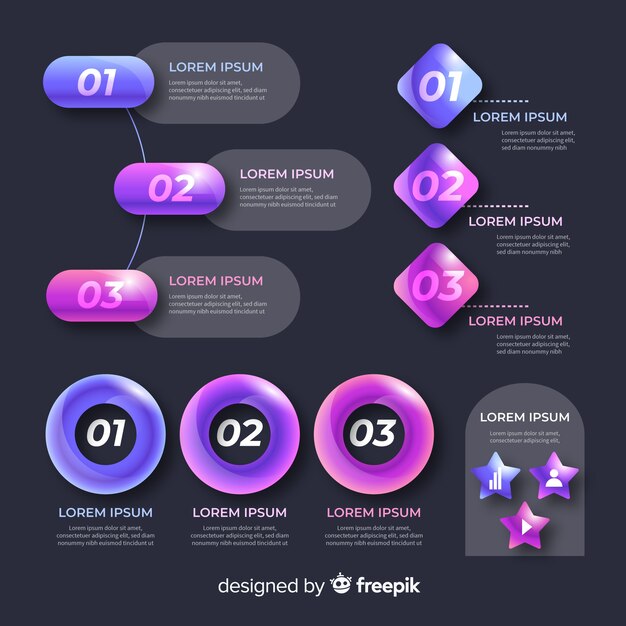 Plantilla de infografía corporativa empresarial, composición de elementos infográficos