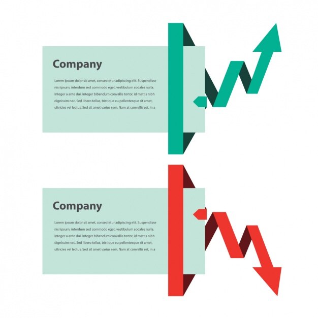 Vector gratuito plantilla de infografía con cuadrados