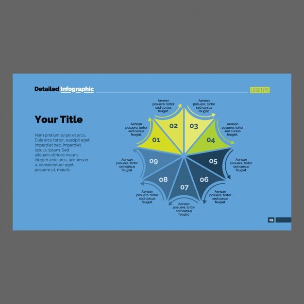 Vector gratuito plantilla de infografía con cuadrados