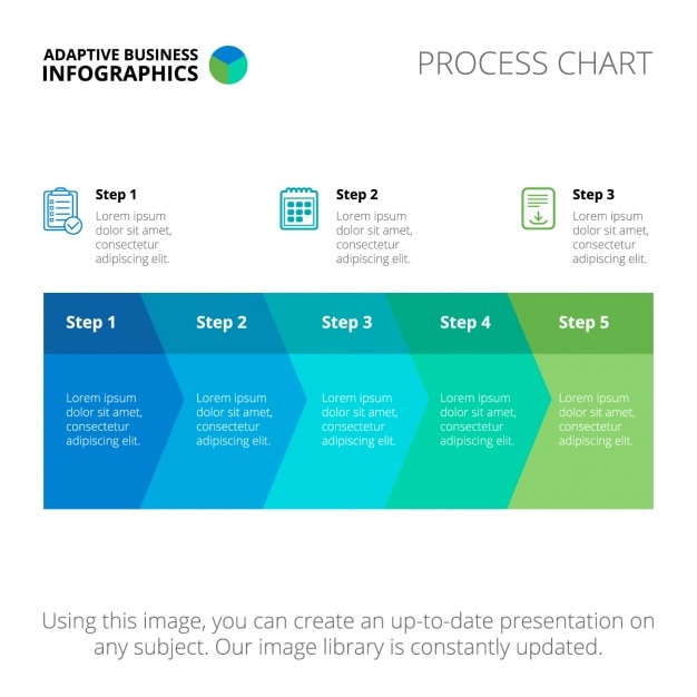Vector gratuito plantilla de infografía con cuadrados