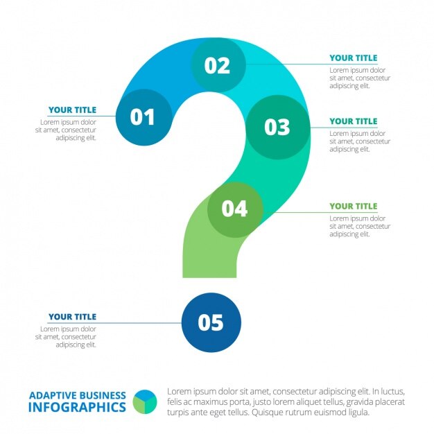Plantilla de infografía con cuadrados