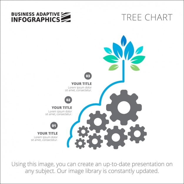 Vector gratuito plantilla de infografía con cuadrados