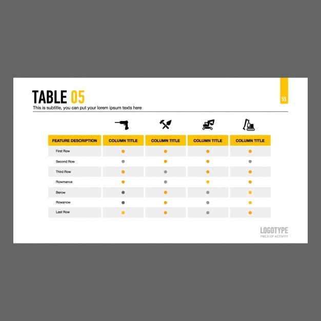 Vector gratuito plantilla de infografía con cuadrados