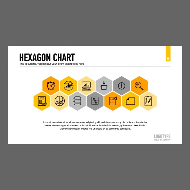 Vector gratuito plantilla de infografía con cuadrados