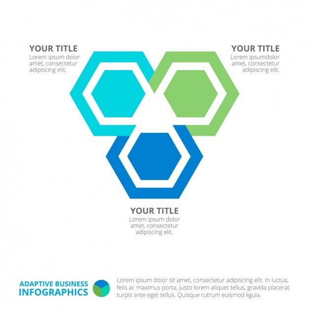 Vector gratuito plantilla de infografía con cuadrados