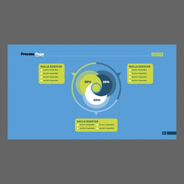 Vector gratuito plantilla de infografía con cuadrados