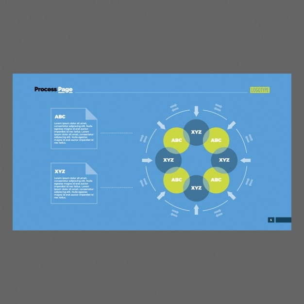 Vector gratuito plantilla de infografía con cuadrados