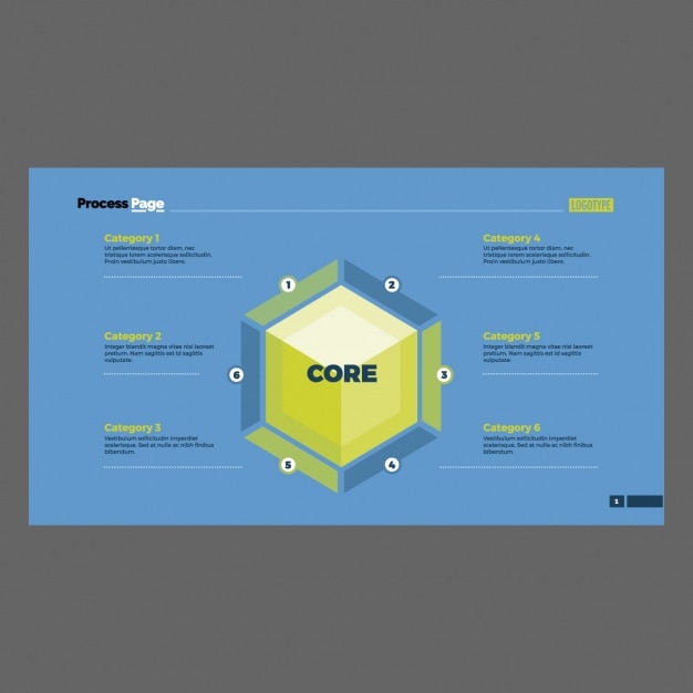 Vector gratuito plantilla de infografía con cuadrados