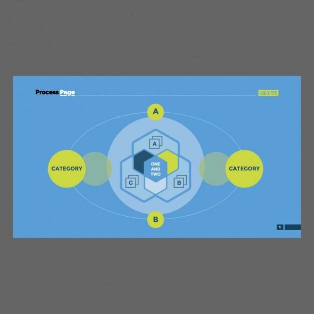 Vector gratuito plantilla de infografía con cuadrados