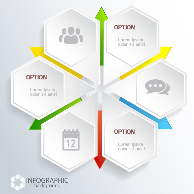 Vector gratuito plantilla de infografía empresarial