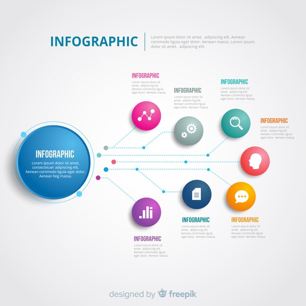 Plantilla de infografía