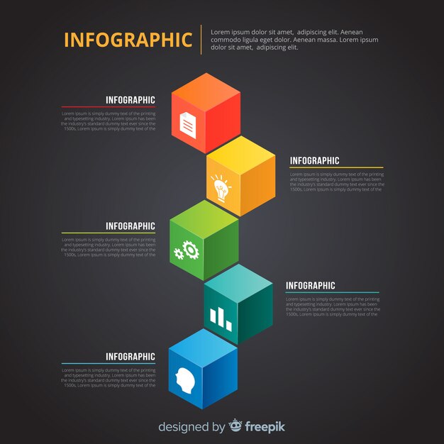 Plantilla de infografía