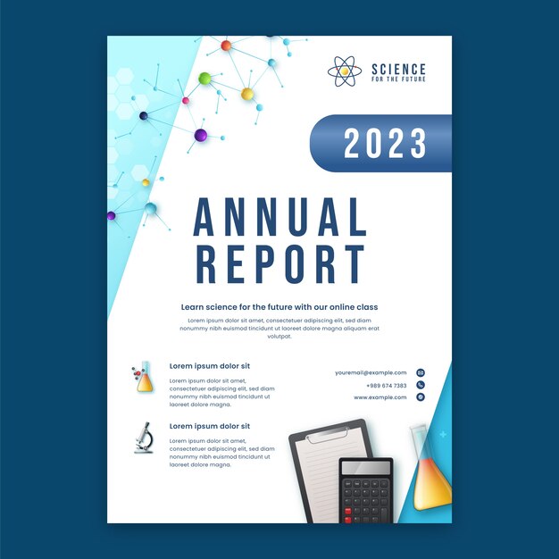 Plantilla de informe anual de investigación científica