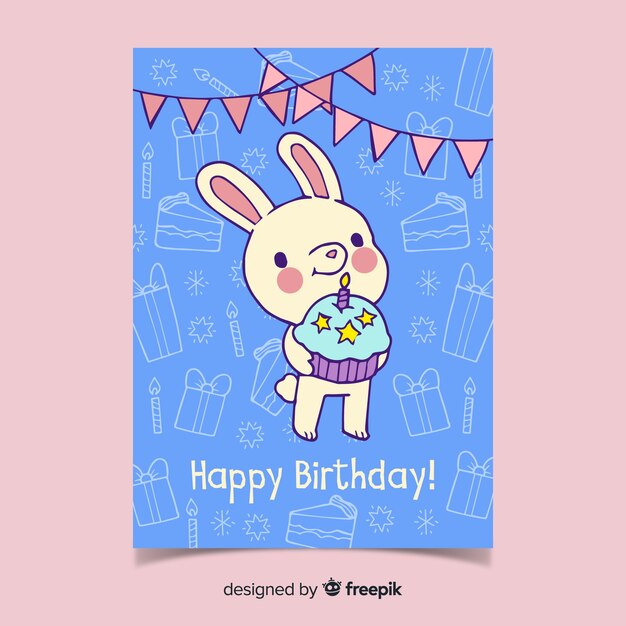 Plantilla de invitación de cumpleaños para niños