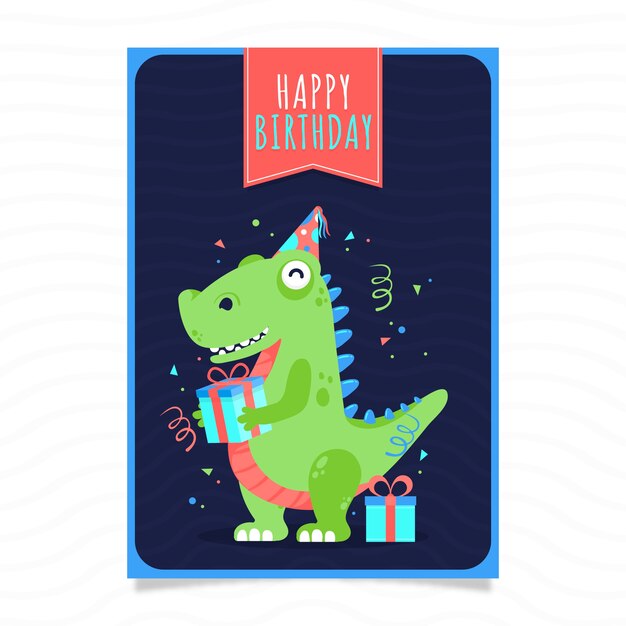Plantilla de invitación de cumpleaños para niños