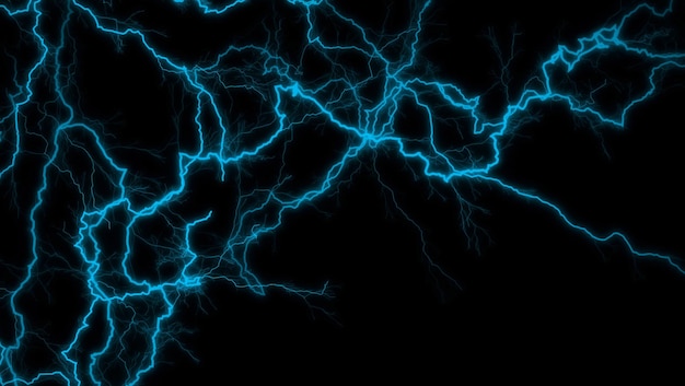 Plantilla de líneas onduladas brillantes Concepto de relámpago de color en el fondo abstracto mágico de energía oscura