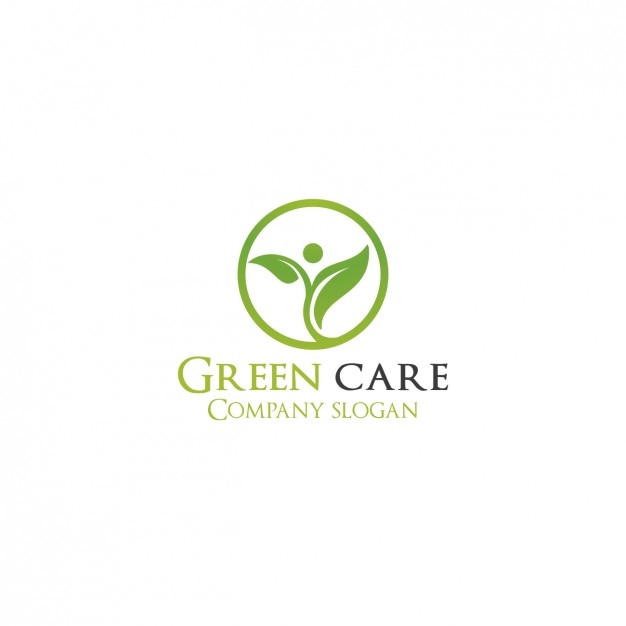 Plantilla de logo de compañía ecológica