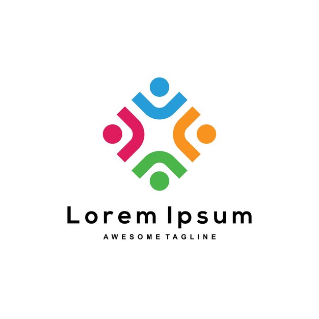 Plantilla de logo de grupo