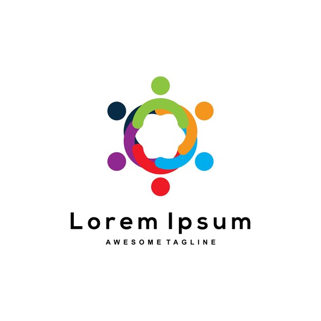 Plantilla de logo de grupo