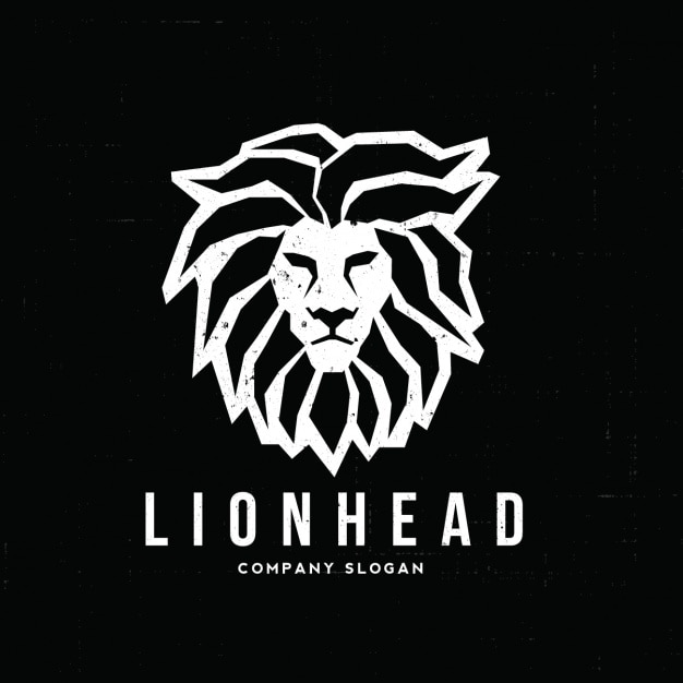 Plantilla de logo de león