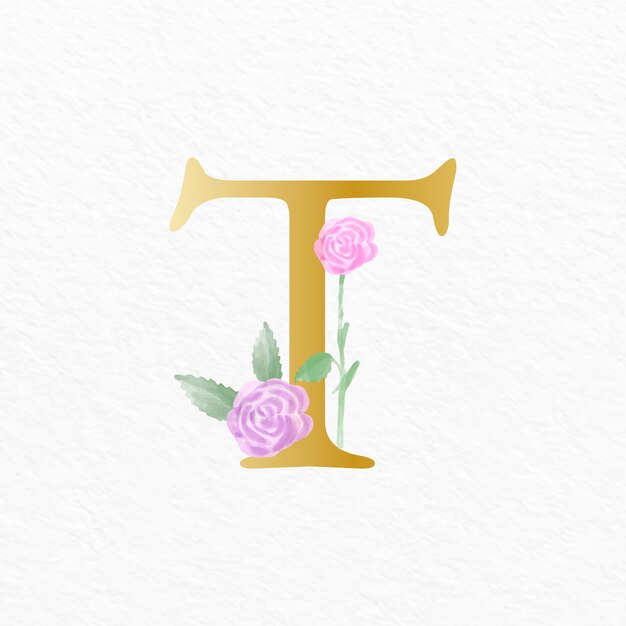 Plantilla de logotipo de acuarela t