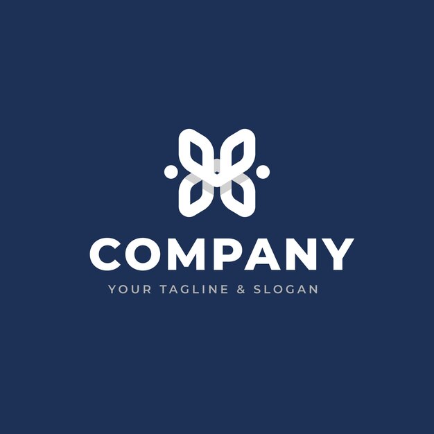Plantilla de logotipo bb profesional