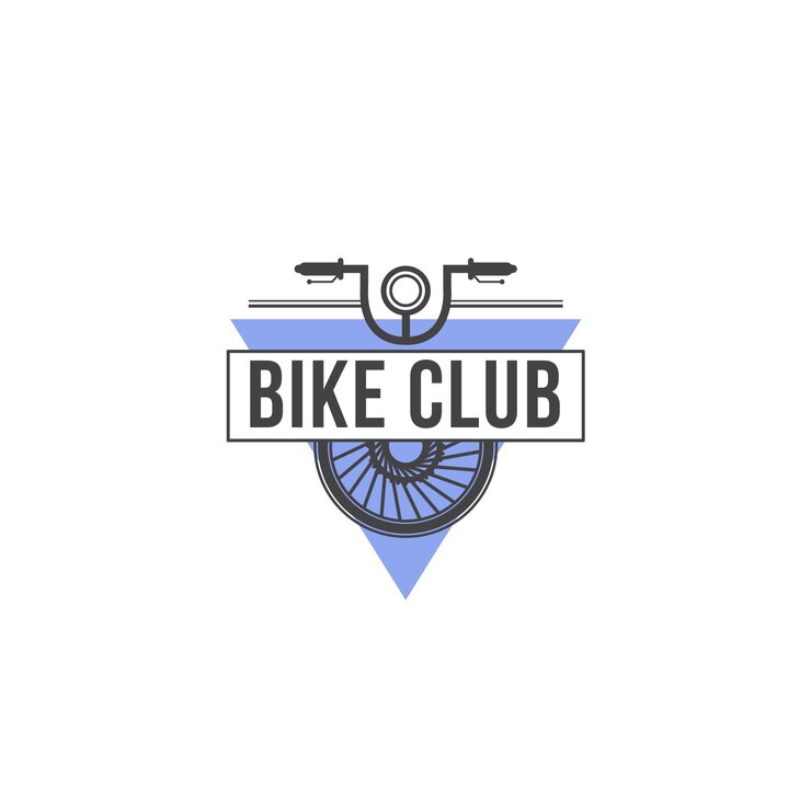 Vector gratuito plantilla de logotipo del club de bicicletas