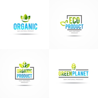 Plantilla de logotipo de concepto de casa verde creativa