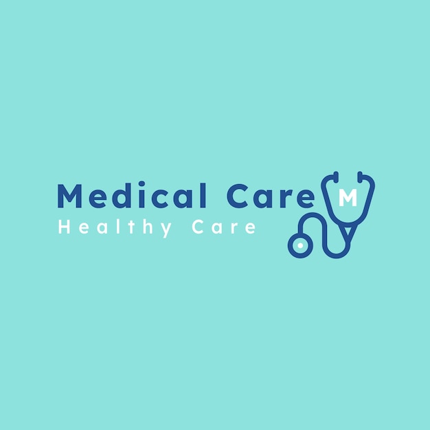 Vector gratuito plantilla de logotipo de consultorio médico