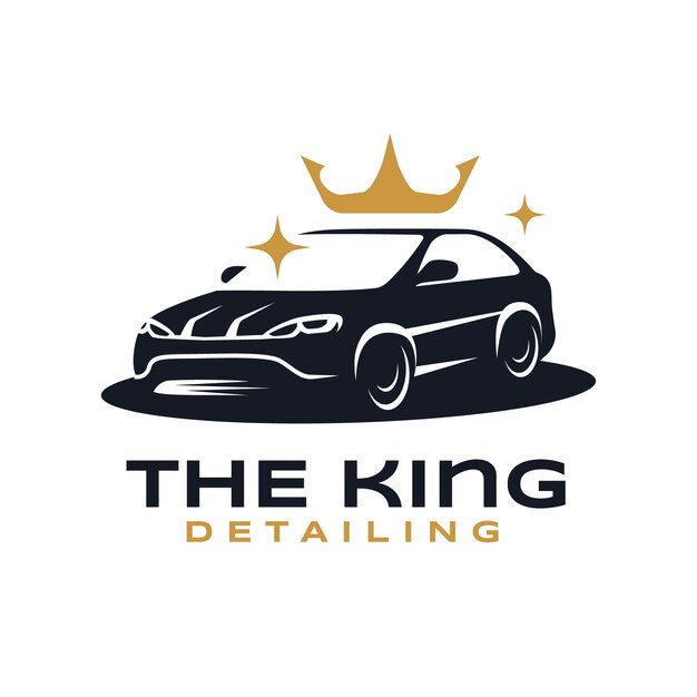 Plantilla de logotipo de detalle de coche