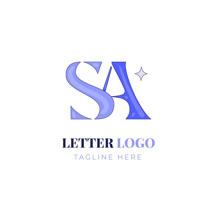 Vector gratuito plantilla de logotipo dibujada a mano