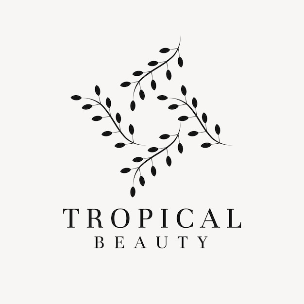 Plantilla de logotipo de empresa estética, vector de diseño profesional creativo